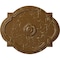 Ekena Millwork Waltz Ceiling Medallion (Canopies up to 4 1/2"), 21 1/4"W x 17 3/8"H x 1"P, Smokey Topaz Crackle CM21WASTC - alternate 1